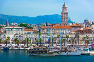Blick auf die Altstadt von Split